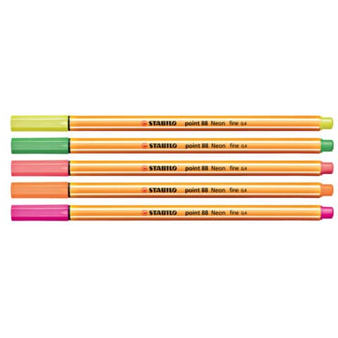 Fineliner Stabilo Point 88® 0,4 mm rosso neon 88/040